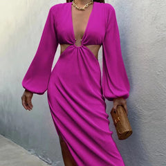 Classy Pleated Waistless Dresses