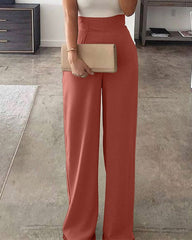 Casual Elegant Wide Leg Pants